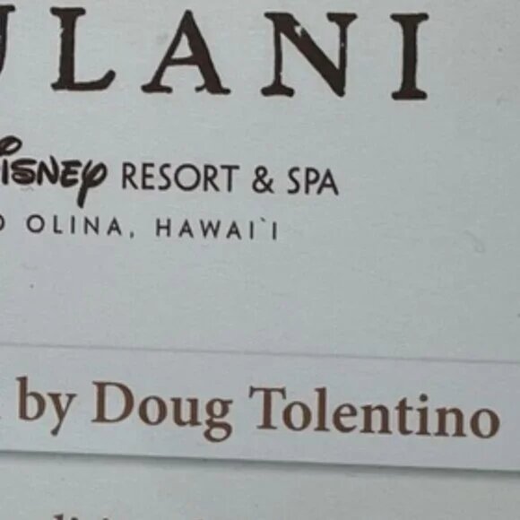 Disney AULANI RESORT Print to celebrate the Grand Opening in Sept 2011 - Picture 13 of 14